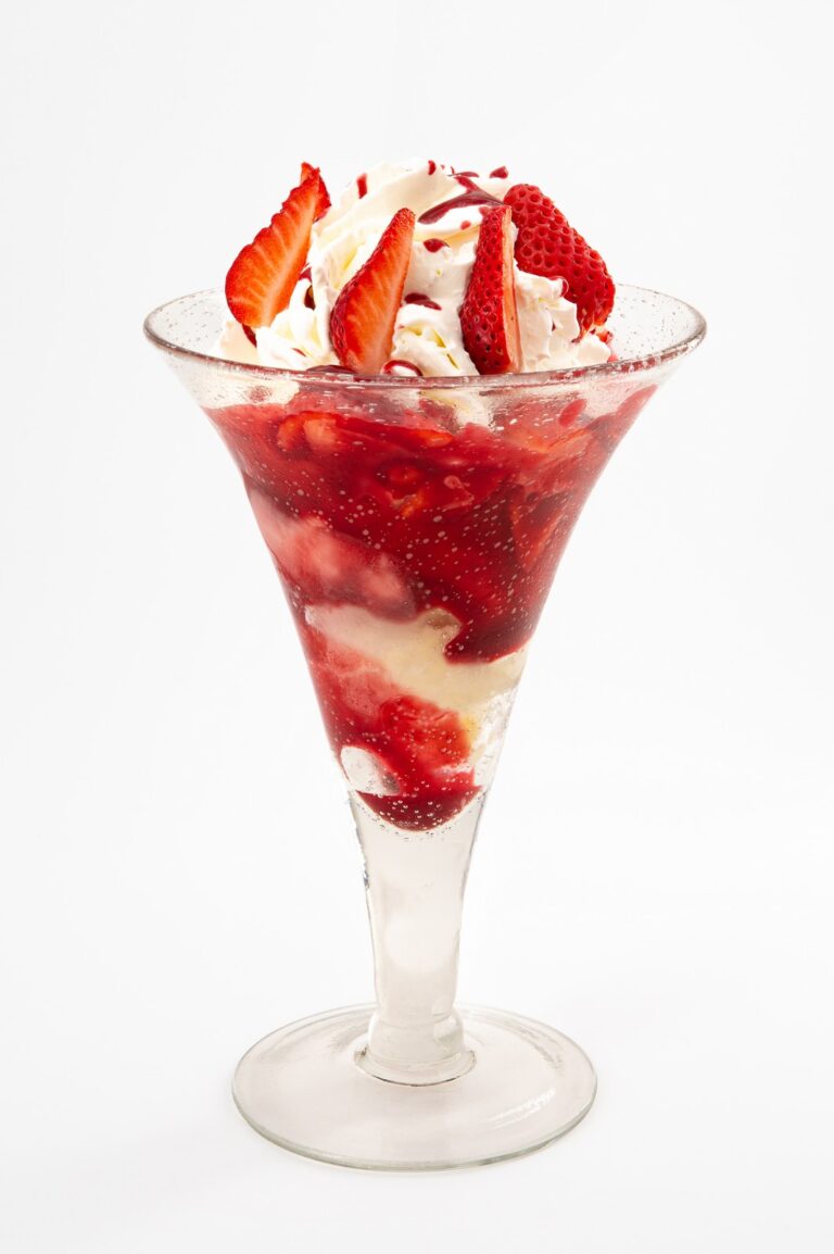 Coupe glacée Fraise Melba